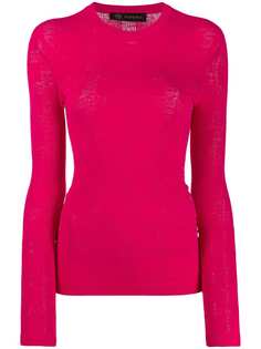 Versace slim fit knitted sweater