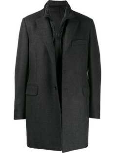 Fay classic layered coat