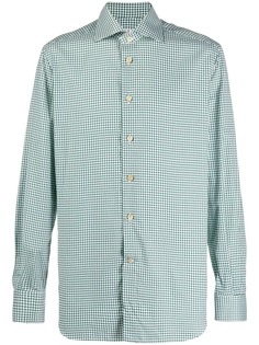 Kiton checked shirt