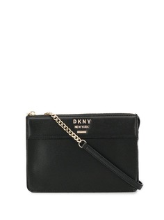 DKNY logo plaque shoulder bag