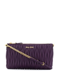 Miu Miu matelassé clutch