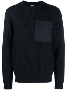 A.P.C. chest pocket jumper