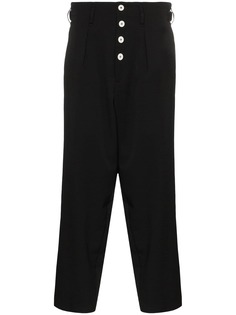 Yohji Yamamoto dropped-crotch trousers