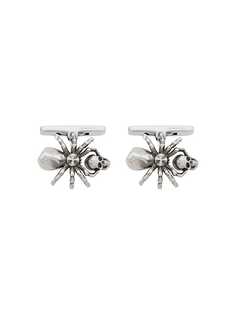 Alexander McQueen spider skull cufflinks