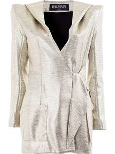 Balmain блейзер с запахом