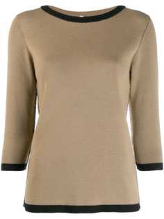Antonio Marras contrast trim wool sweater