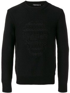 Alexander McQueen толстовка с тиснением в виде черепа