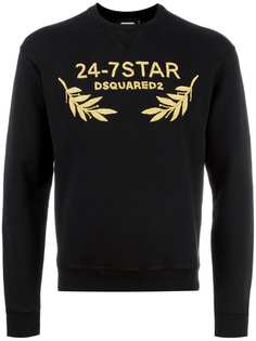 Dsquared2 толстовка с вышивкой 24-7STAR