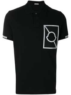 Moncler embroidered detail polo shirt