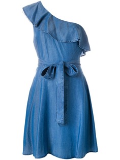 Michael Michael Kors джинсовое платье на одно плечо