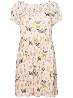 Red Valentino сарафан с принтом бабочек