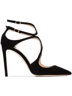 Jimmy Choo туфли-лодочки Lancer с заостренным носком и ремешками