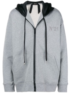 Nº21 colorblocked hood hoodie