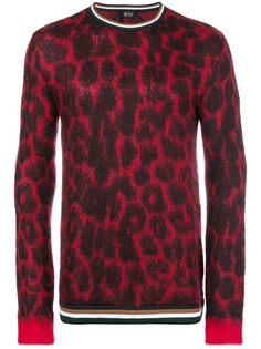 Nº21 leopard intarsia sewater