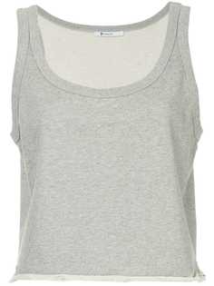 T By Alexander Wang cropped fitted tank top