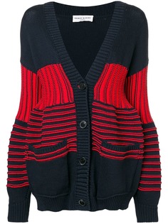 Sonia Rykiel кардиган с V-образным вырезом в полоску