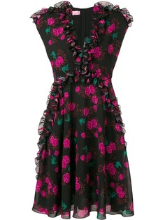 Giamba платье с принтом роз