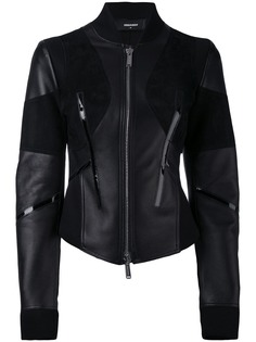 Dsquared2 мотоциклетная куртка приталенного кроя