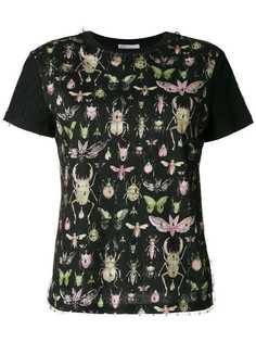 Red Valentino футболка с принтом насекомых