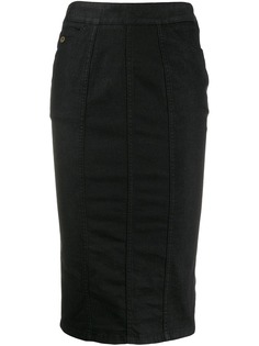 Gucci Pre-Owned джинсовая юбка-карандаш 2000-х годов