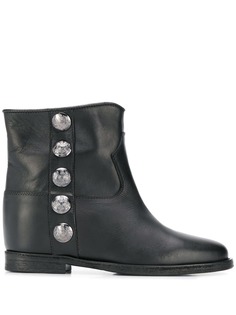 Via Roma 15 studded ankle boots