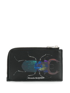 Alexander McQueen кошелек для монет с графичным принтом