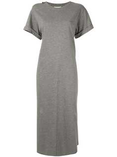 3.1 Phillip Lim длинное платье-футболка с короткими рукавами