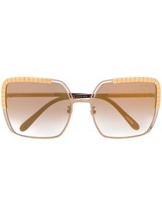 CHOPARD EYEWEAR солнцезащитные очки в массивной оправе