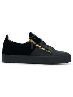 Giuseppe Zanotti кроссовки с двойной молнией