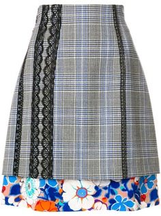 MSGM многослойная юбка с завышенной талией