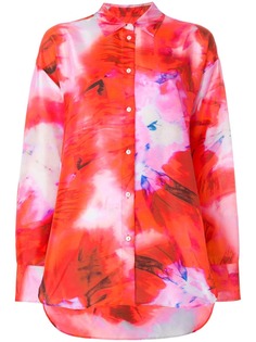 MSGM рубашка с абстрактным принтом