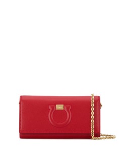 Salvatore Ferragamo мини-клатч с логотипом