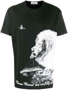 Vivienne Westwood футболка с контрастным принтом