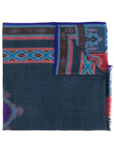Etro кашемировый шарф с принтом