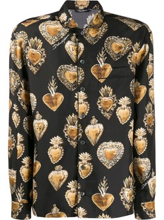 Dolce & Gabbana рубашка с принтом Sacred Heart