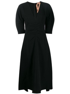Nº21 V-neck midi dress