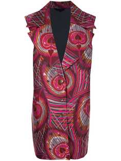 MANISH ARORA psychedelic heart print gilet