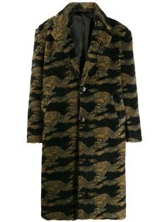 Buscemi oversized camouflage coat