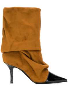Marc Ellis draped mid-calf length boots
