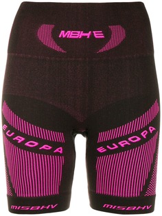 Misbhv branded stretch fit shorts