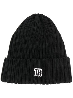 Misbhv logo patch knitted beanie