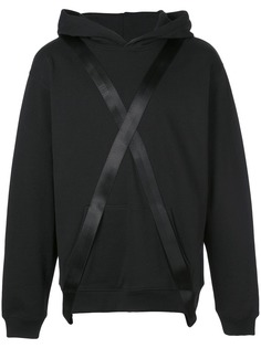RtA cross strap hoodie