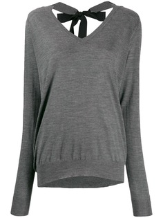 Prada embellished v-neck sweater