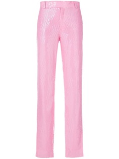 MSGM брюки с отделкой пайетками