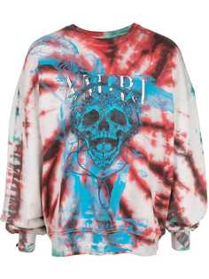 Amiri Tie Dye Skull sweatshirt