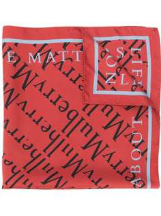 Mulberry all-over logo scarf