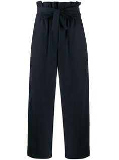 3.1 Phillip Lim брюки в тонкую полоску с присборенной талией