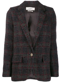 Isabel Marant Étoile knitted tartan blazer