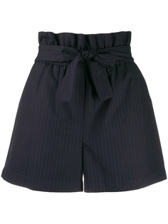 3.1 Phillip Lim шорты с присборенной талией в тонкую полоску