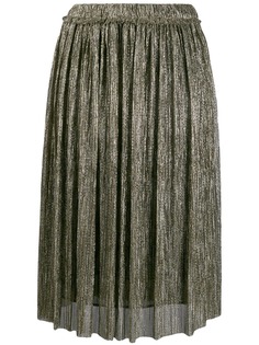 Isabel Marant Étoile metallic pleated skirt